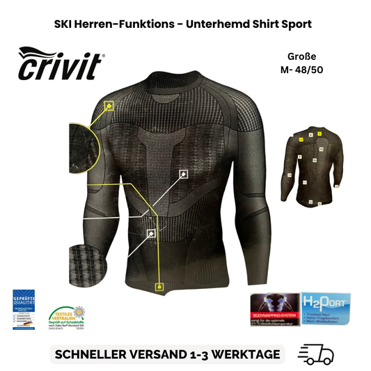SKI Herren-Funktions - Unterhemd Shirt Sport