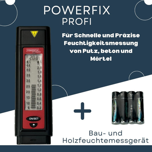 Powerfix Profi Bau- und Holzfeuchtmessgerät Brenn- Schnittholz
