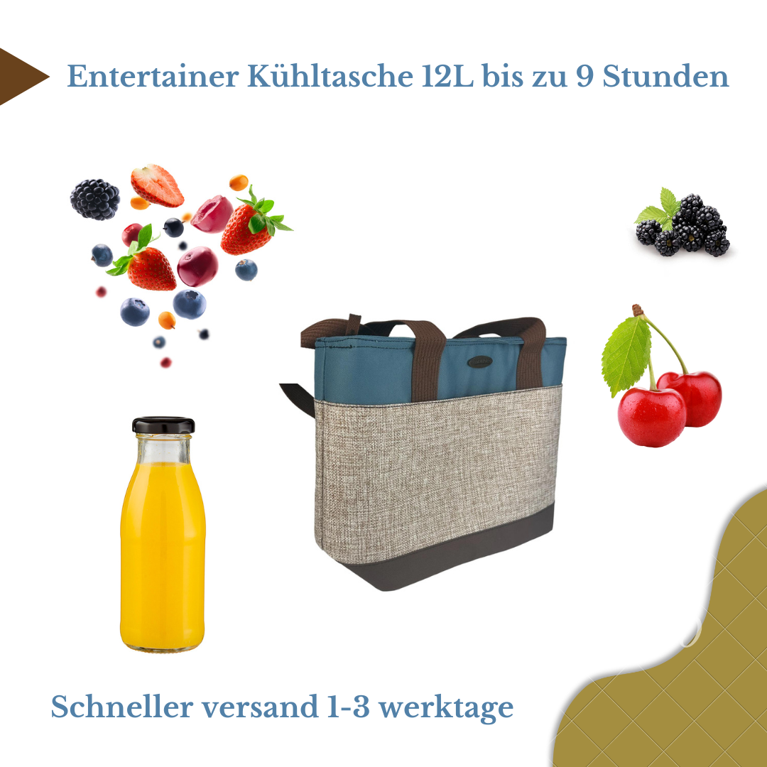 Entertainer Kühltasche 12L bis zu 9 Stunden