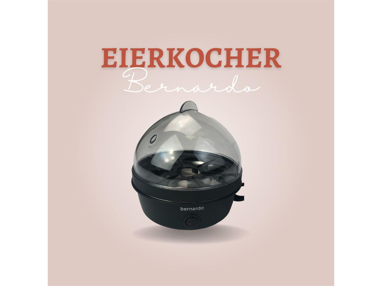 Bernardo Eierkocher bis zu 7 Eier Kochen harter, mittlerer oder weichgekochter Eier