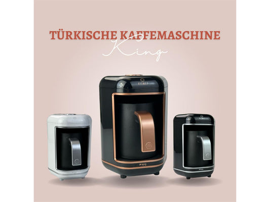 King K 446 Pleasant Türkische Kaffeemaschine mit Embers Black