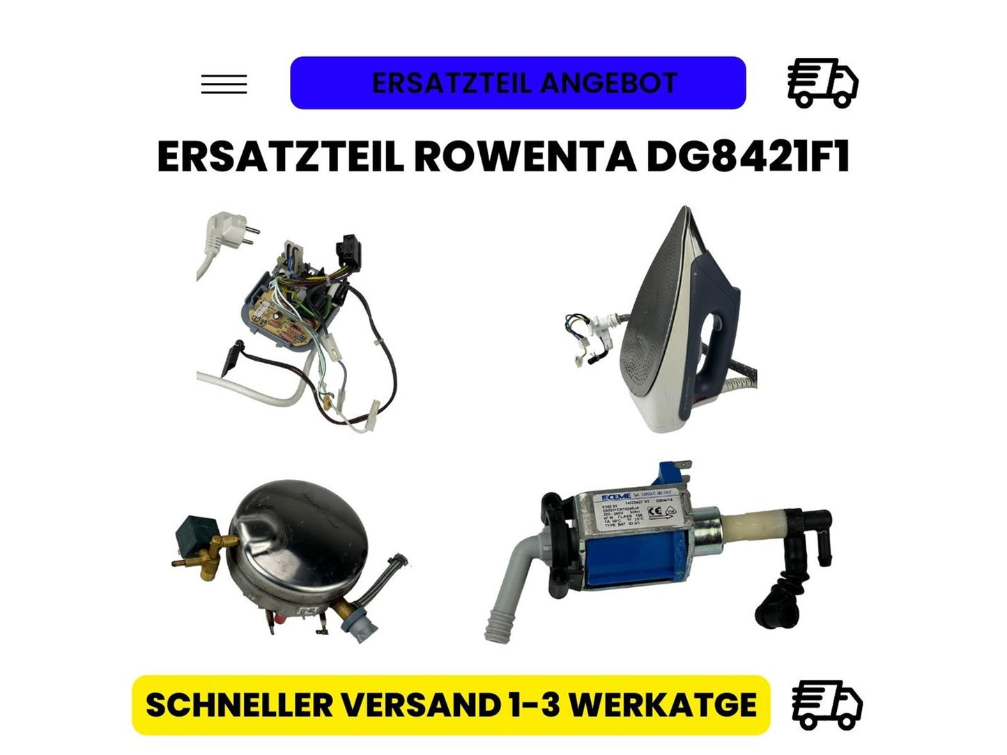 Ersatzteil für Rowenta DG8421F1 Dampfbügelstation