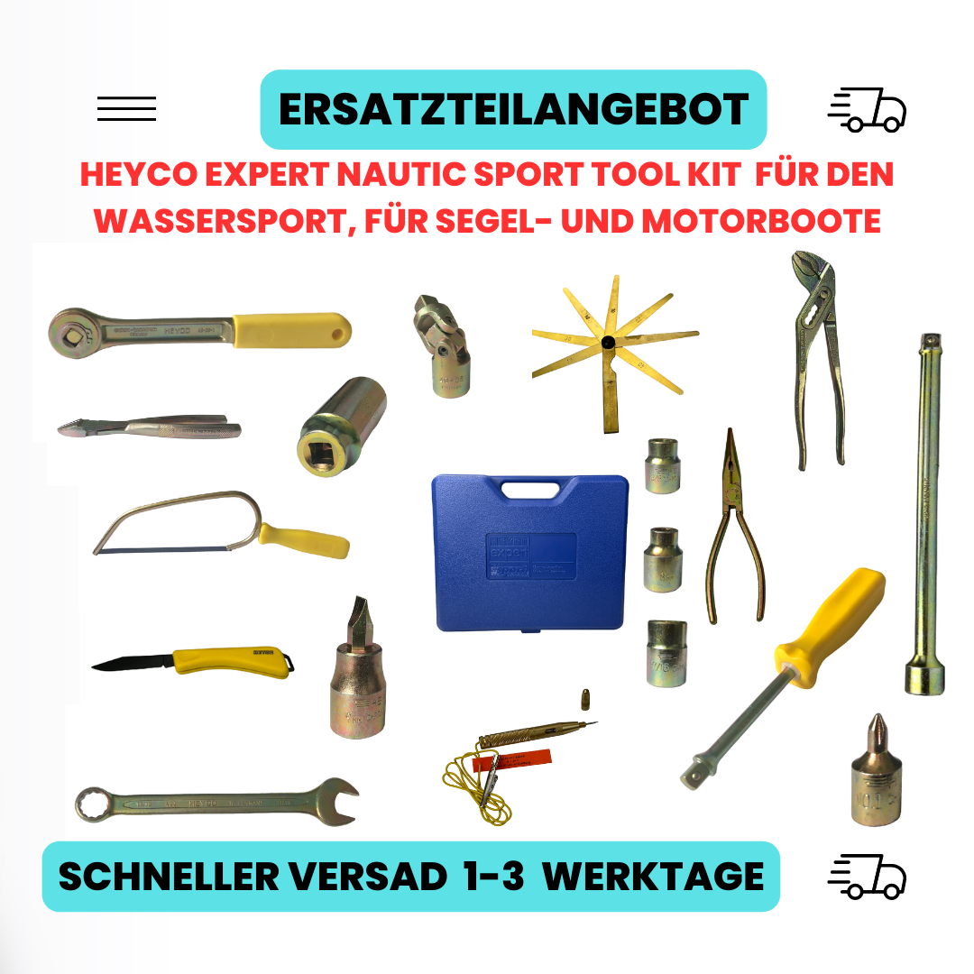 Ersatzteile Heyco Expert Nautic Sport Tool Kit  für den Wassersport, für Segel- und Motorboote