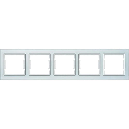 Peramax 5-fach Glasrahmen Mint 2170-811-2501 Abdeckrahmen horizontal