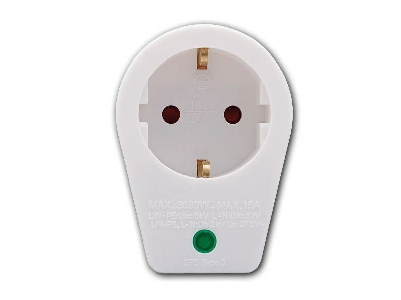 REV Überspannungsschutz Adapter 1-fach Schutzkontakt 3680W 0020000103