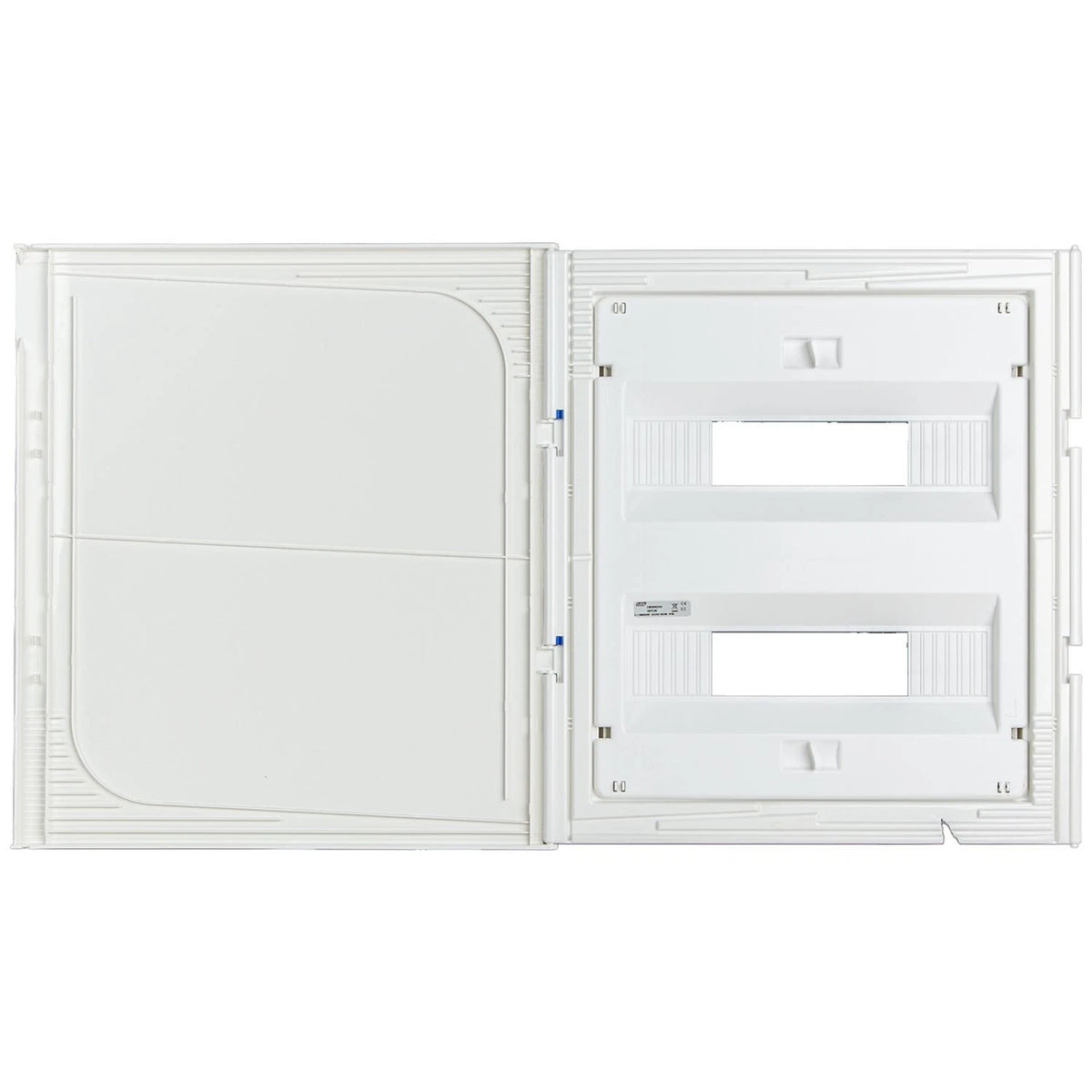 Unitec 40627 Verteilerkasten Unterputz 2-reihig 28 Module IP30 mit Tür