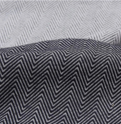 URBANARA Kissenbezug Baumwolle Dunkelgrau Dekokissen Sofakissen Kopfkissenbezug 70 × 90 cm