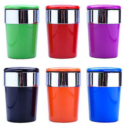 2x LED Auto-Aschenbecher mit Deckel Windaschenbecher Farbwahl