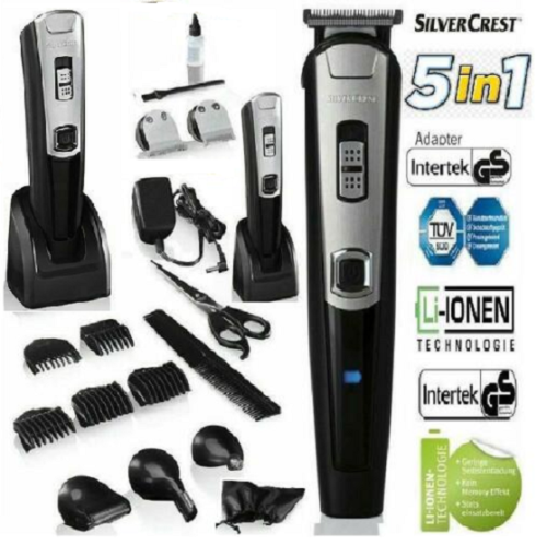 Silvercrest 5 in 1 Akku Haar- Und Bartschneider