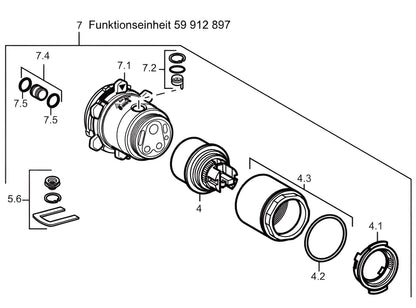 Hansa – 59912897 Funktionseinheit EHM 60 + ohne Umstellung