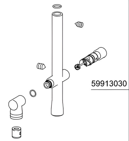 Hansa – 59913030 Umstellung brausegehaeuse