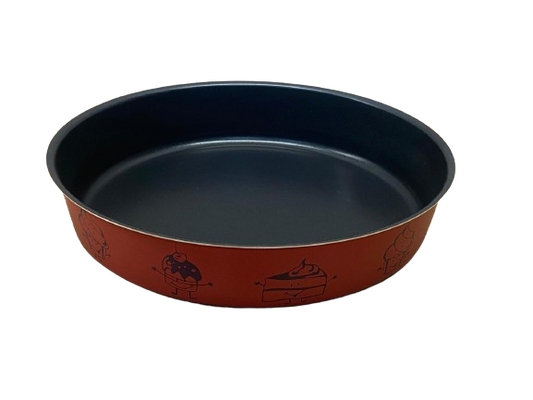 Tefal Backform Rund 26cm Rosa mit Deko