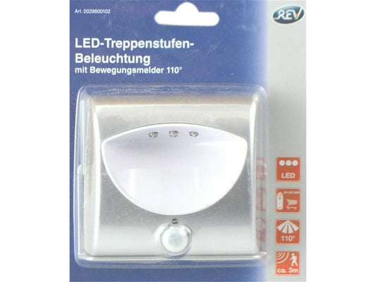 REV LED Treppenstufenbeleuchtung mit Bewegungsmelder Ip44