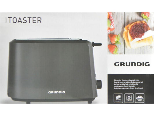 Grundig TA4620 Toaster, 850 W, 7 Bräununggradeinstellung, Stopptaste B++