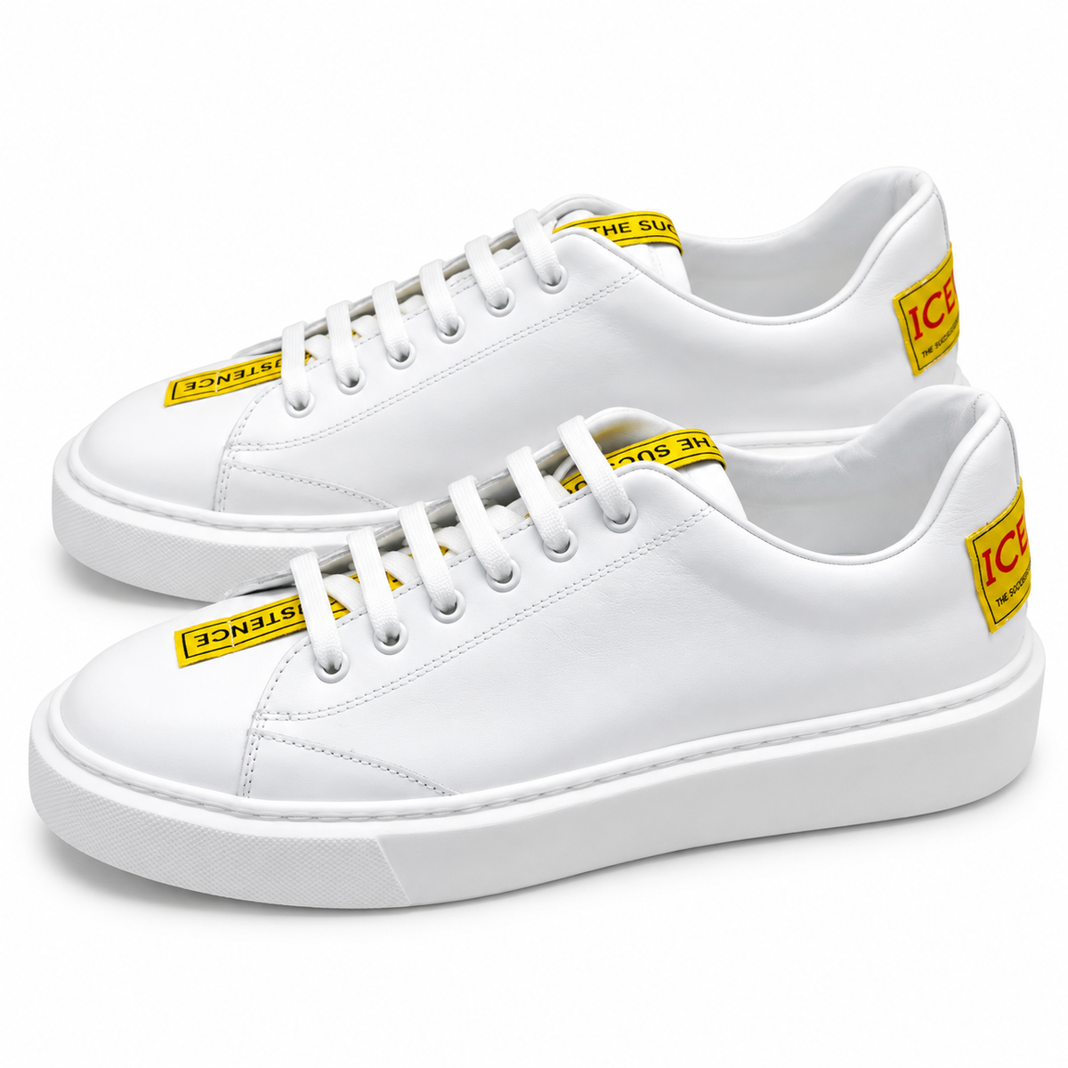ICEBERG Sneaker Weiß Damen Herren Low Top Schuhe