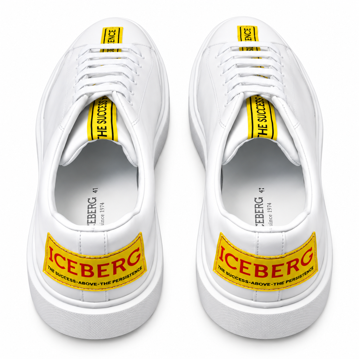 ICEBERG Sneaker Weiß Damen Herren Low Top Schuhe