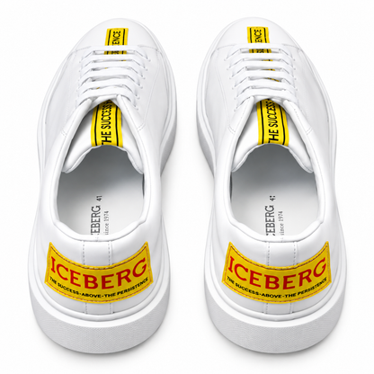 ICEBERG Sneaker Weiß Damen Herren Low Top Schuhe