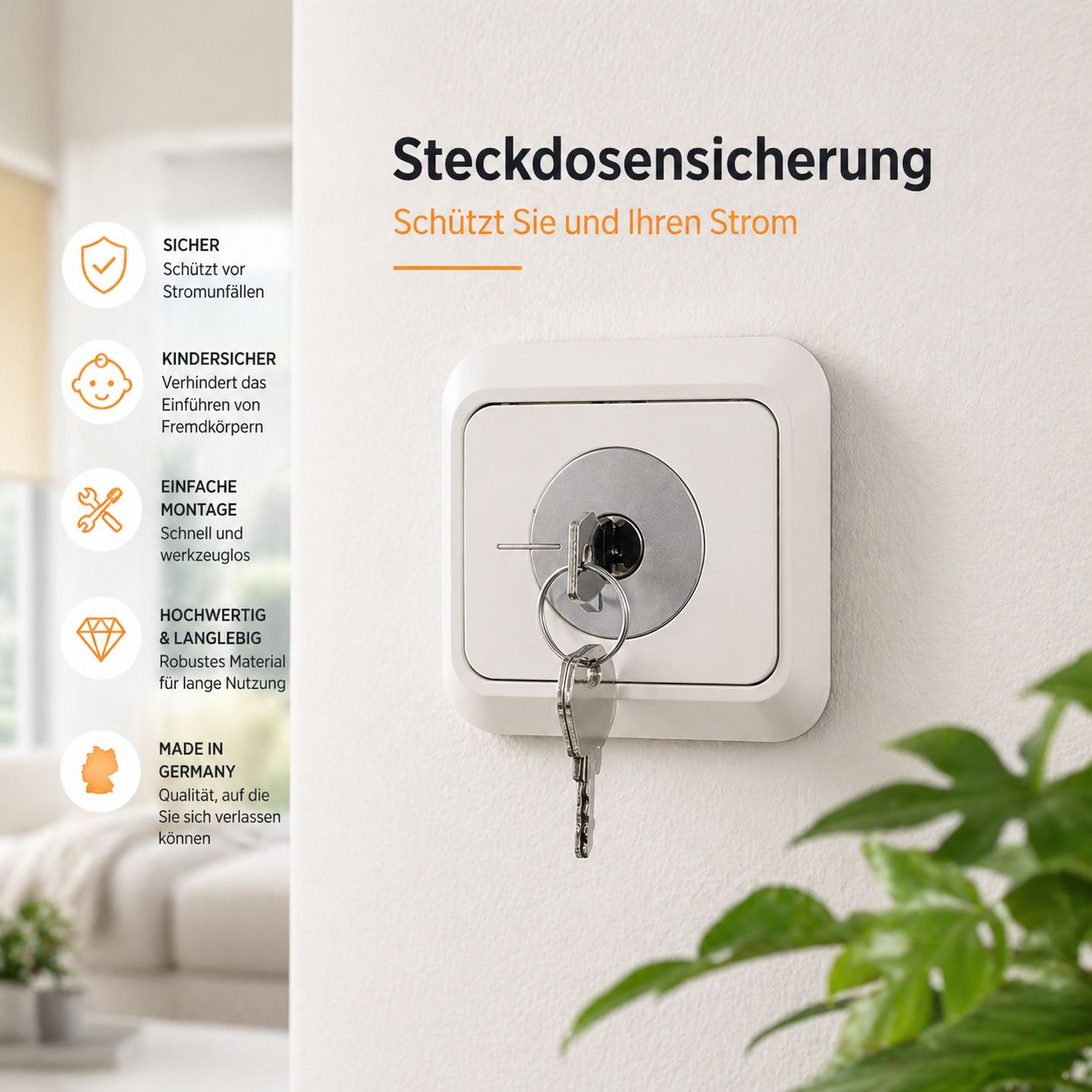Steckdosensicherung - Mehr Sicherheit für kinder und Haushalt