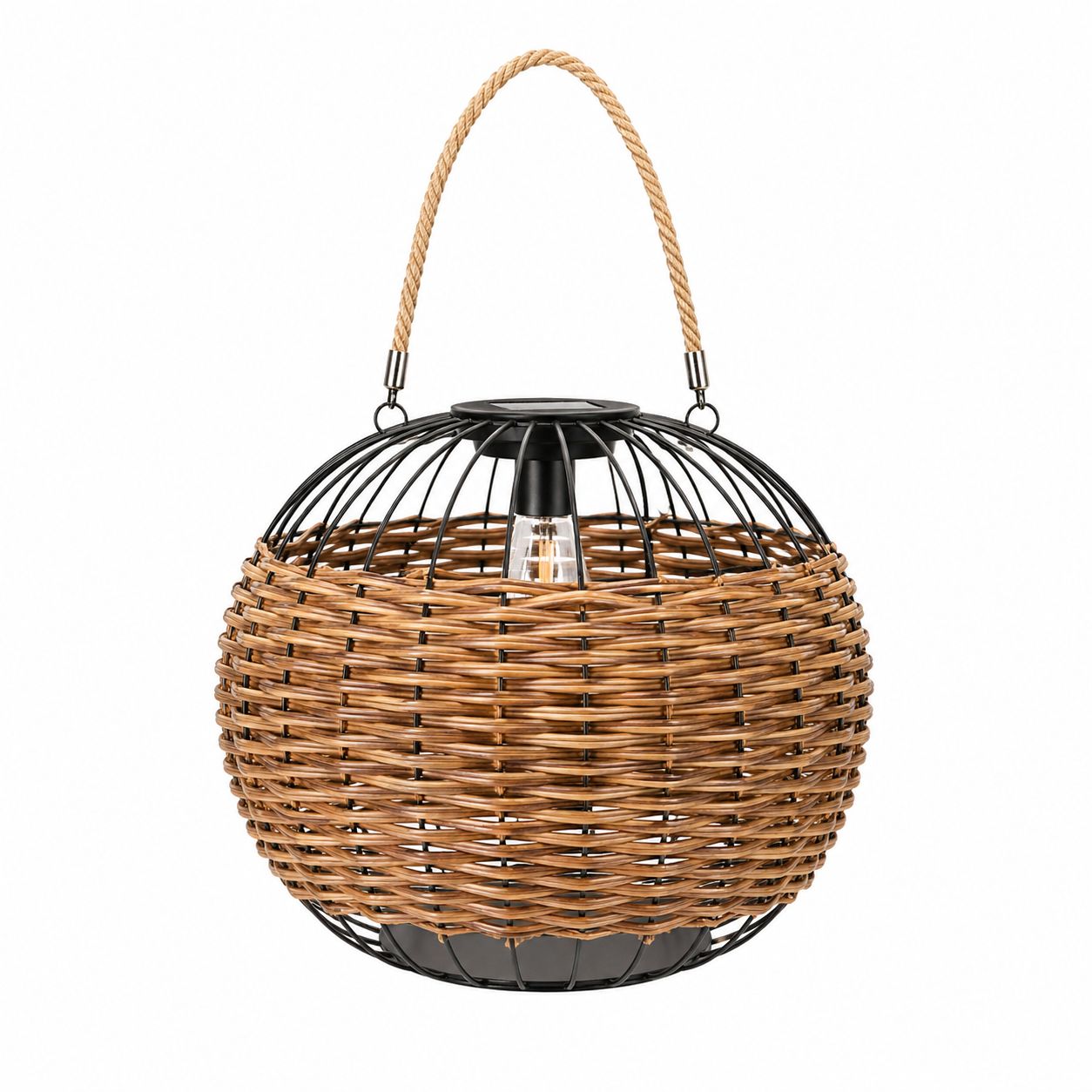 Solar Hängelampe Pendelleuchte Gartenleuchte Gartenlampe Edelstahl