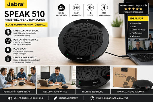Jabra Speak 410 MS Kabelgebundene Freisprecheinrichtung für Softphones