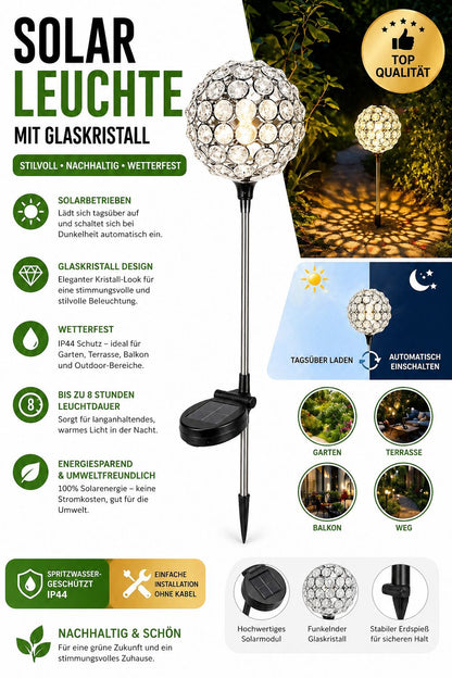Solar-Gartenleuchte Gartenlampel