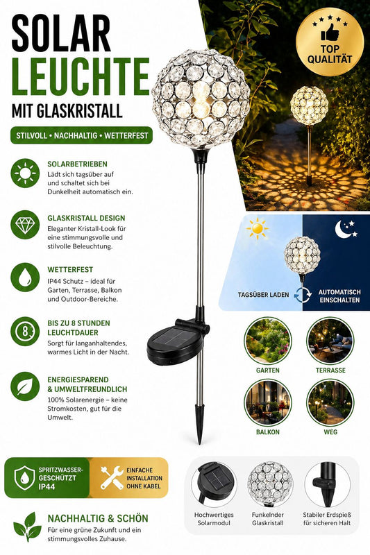 Solar-Gartenleuchte Gartenlampel