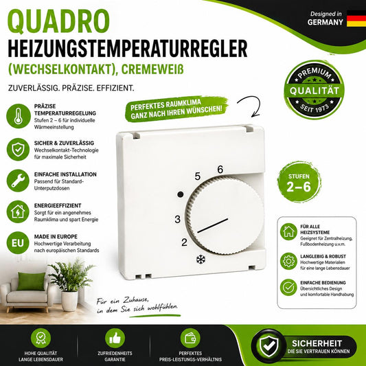 REV 0236890206 Quadro, Abdeckung für Heizungsregler