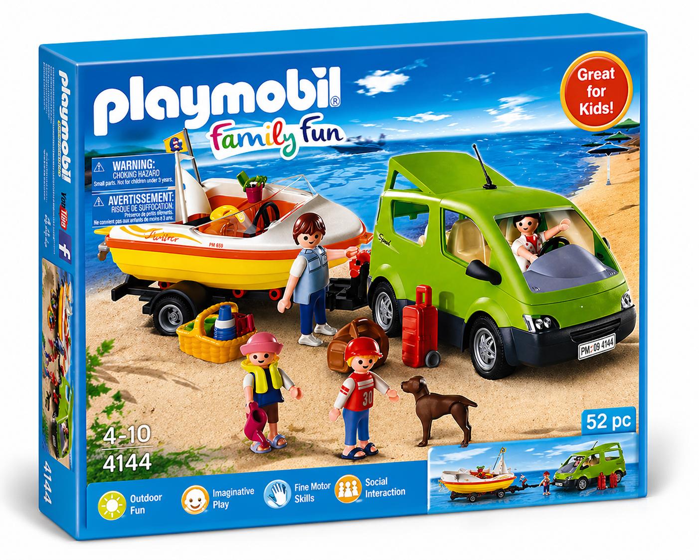 playmobil 4144 - Familyvan mit Bootsanhänger