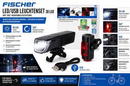 Fischer LED/USB Leuchtenset 30 Lux