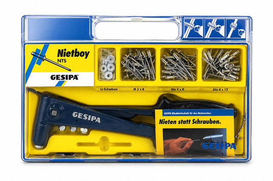 GESIPA Handnietzange Modell NIETBOY mit Zubehör