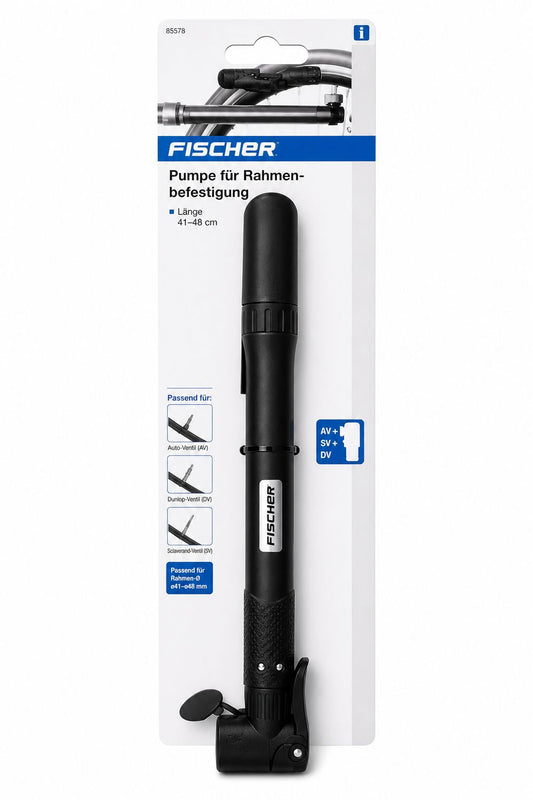 Fischer Luftpumpe für Rahmenbefestigung