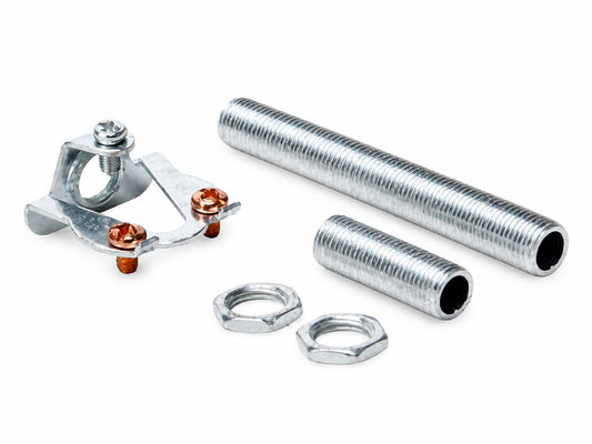 Kopp 344800081 Leuchten-Aufhäng-Set- je 1 Gewinderohr 30 und 80 mm sowie 2 Muttern M10x1