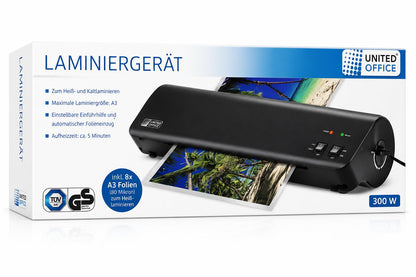 Laminiergerät A3 A4 Laminieren Folie Heiß Kalt Schneiden Einstellbar