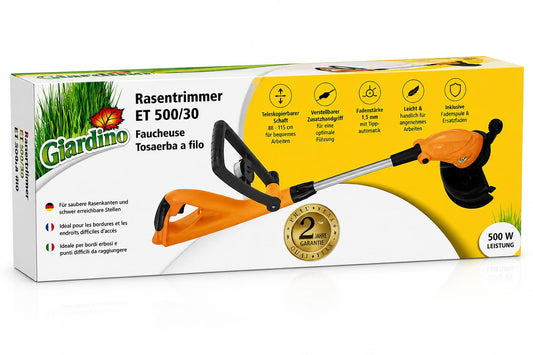 Rasentrimmer Giardino ET 500/30 Einhell Garten Gerät Rasen Trimmer 500 Watt NEU