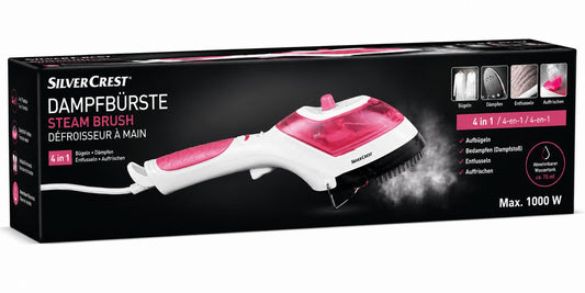 SILVER CREST® 4 in 1 Dampfbürste SDRB 1000C1 - Bügeleisen, 1.000 W, Wassertank 70 ml