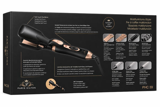 PHC 39DE/AT/CH Multifunktions-Styler Haartrockner Keramik Wellen Großen und Kleiner Lockenstab