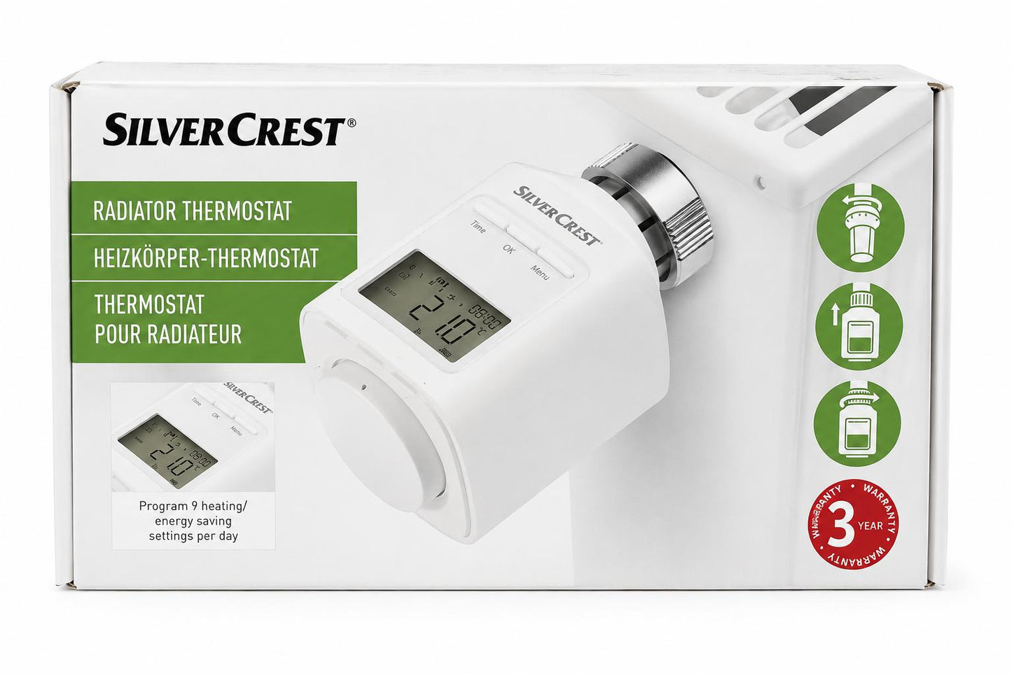 SilverCrest  Elektronisches Heizkörperthermostat