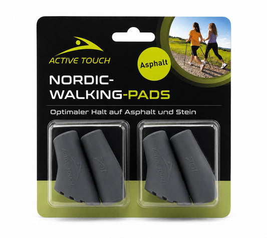 Artive Touch® Nordic Walking Stock Pads Aufsätze Ersatzpads Gummipuffer Cross