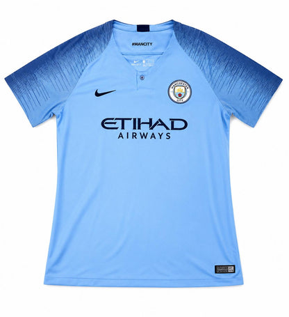Nike Women Manchester City FC Home Stadium Jersey SS Trikot, Field Blue Midnight Navy