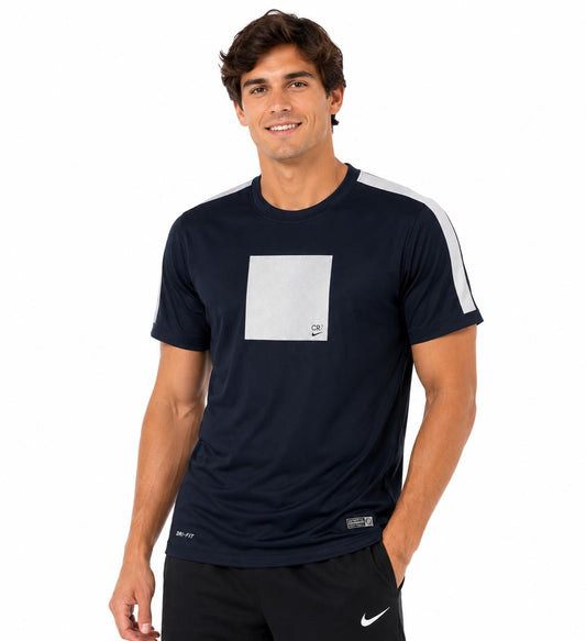 Nike Herren Shirt GPX Short Sleeve Flash Top, Dark Obsidian, XL, 706601-475