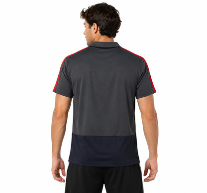 adidas Herren Spanien Poloshirt, Dgsogr/Ntgrey/Red, S