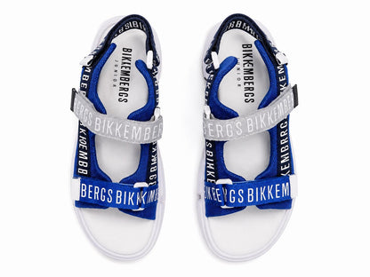 Bikkembergs Sandalen Klettverschluss, königsblaue sandale