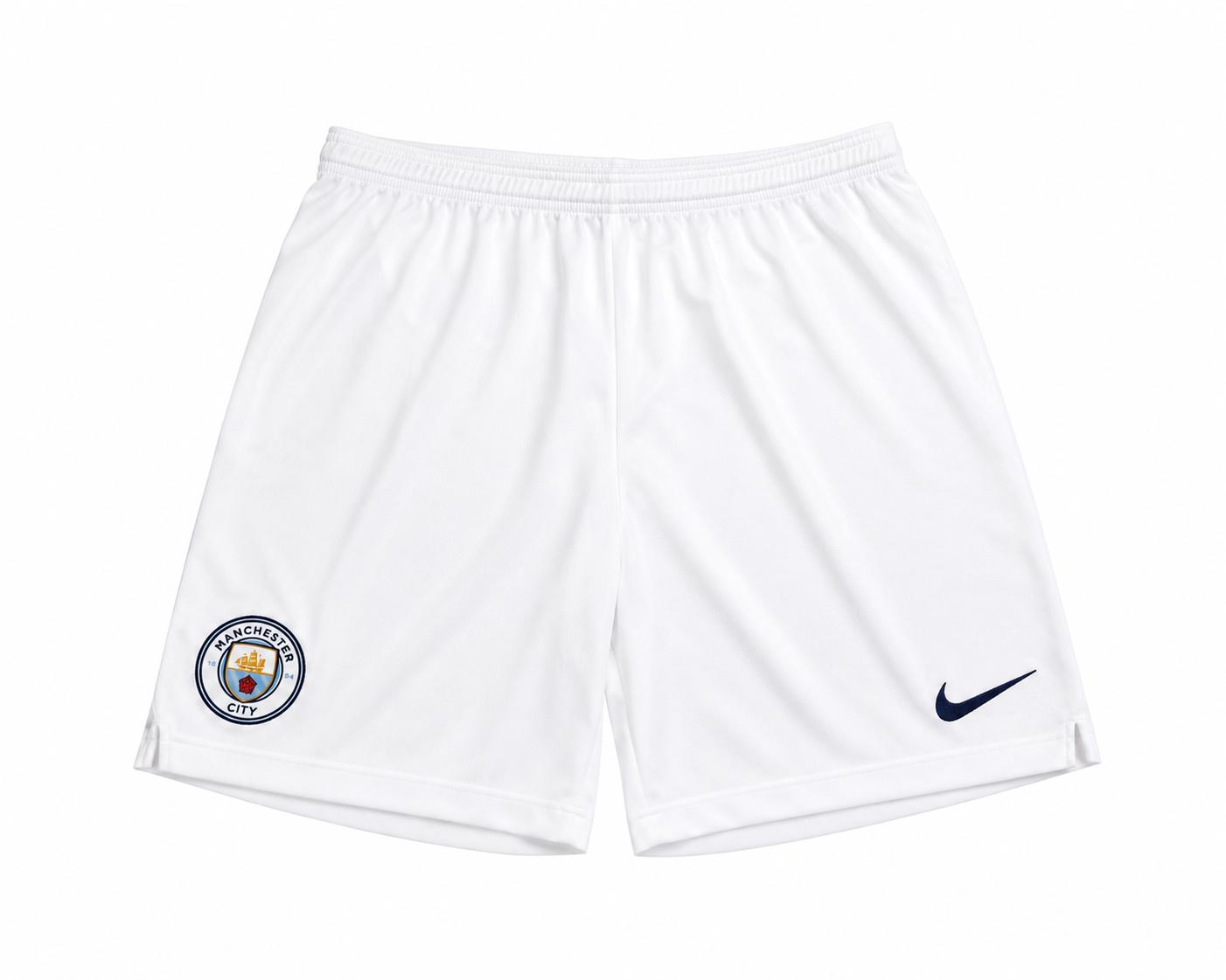 Nike Herren Manchester City FC Stadium Home/Away Short Weiß XL