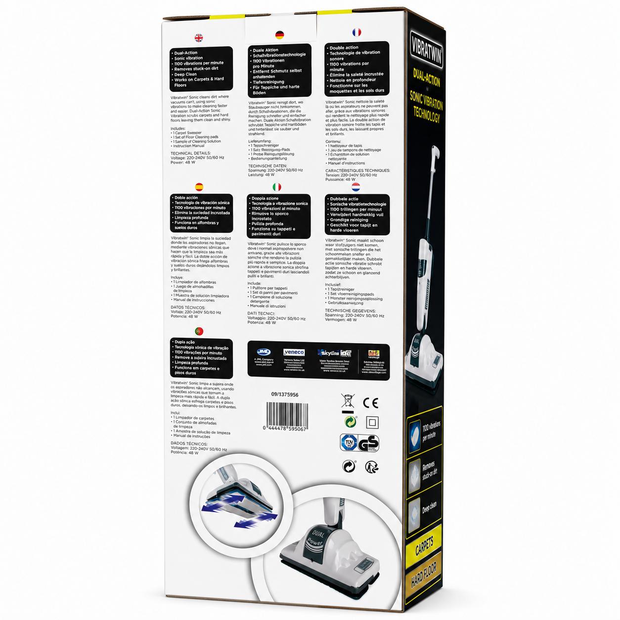 BEST DIRECT VibraTwin As seen on TV Dampfbesen