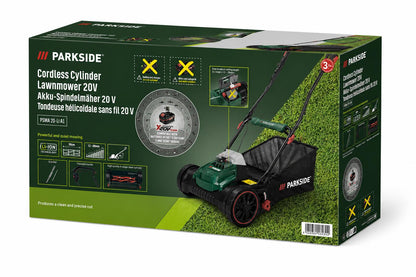 Parkside Akku Spindelmäher 20V 35L 12-42mm