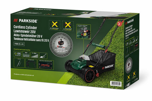 Parkside Akku Spindelmäher 20V 35L 12-42mm