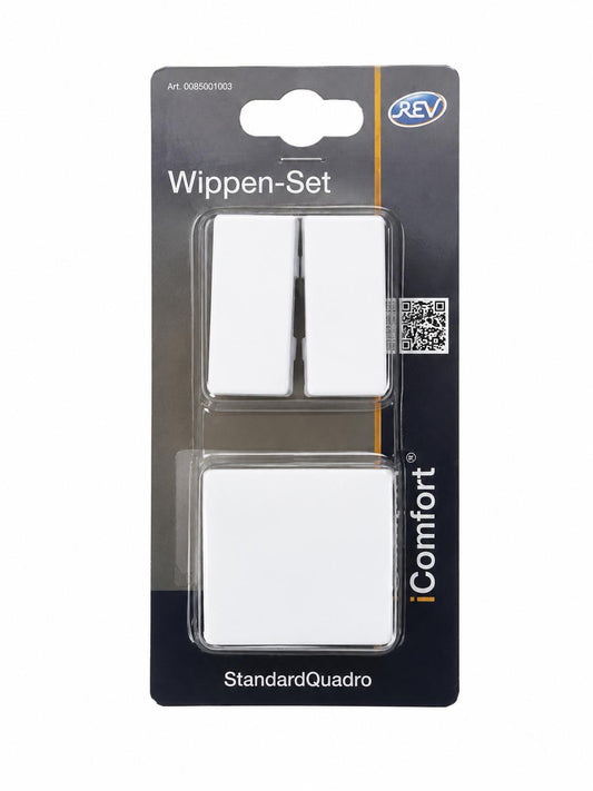 REV Ritter StandardQuadro Wippen Set Weiß