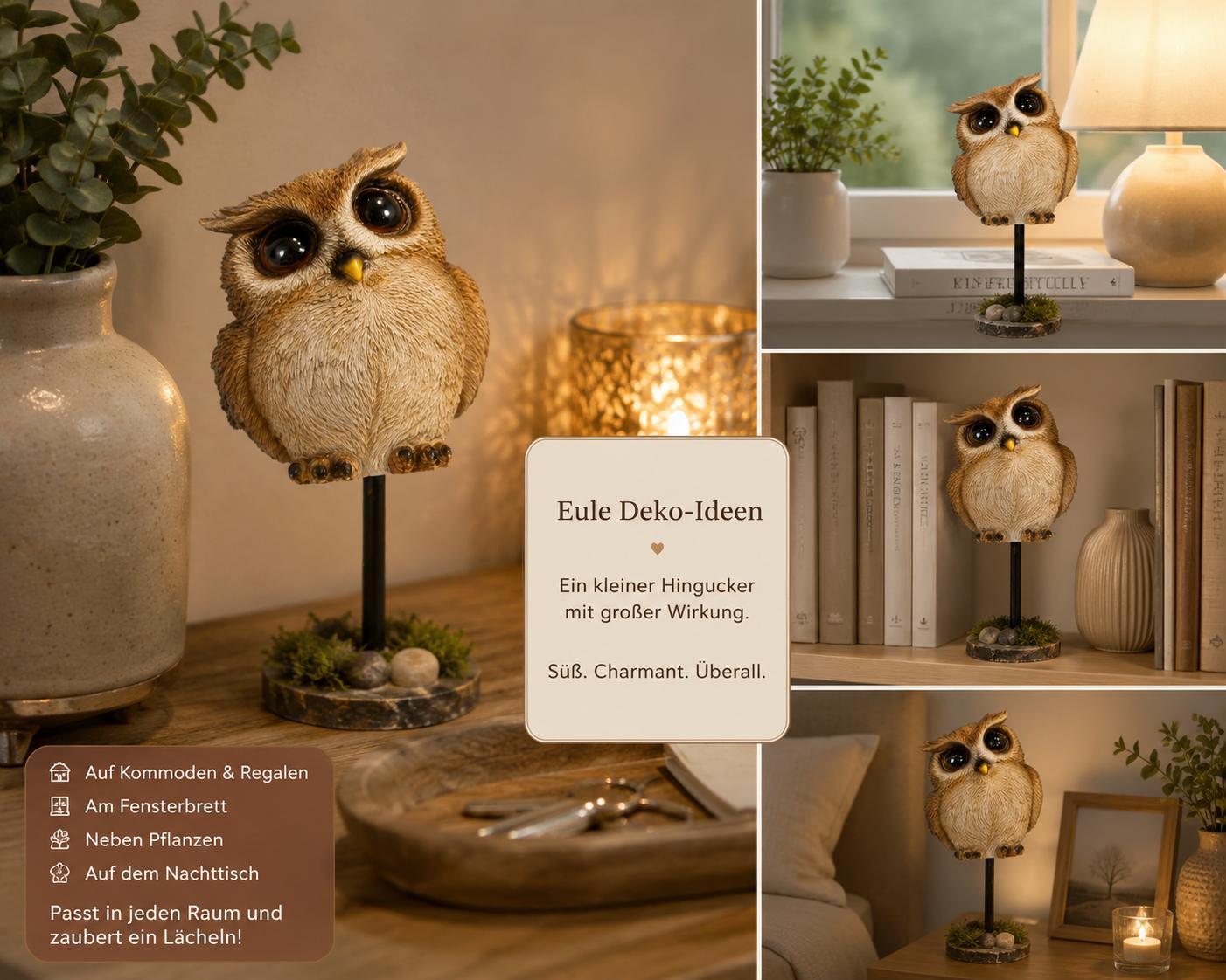 Vivid Arts Brown Owl Plantpals Resin Ornament - NF-BOPP