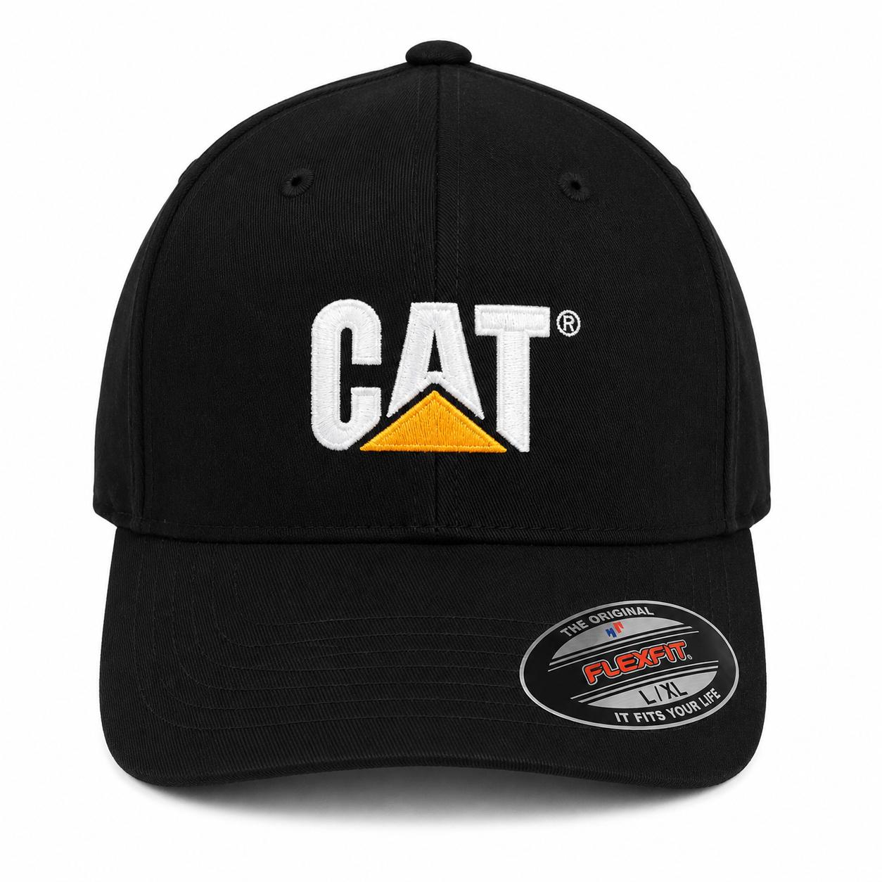 Cat Schirmmütze Schwarz