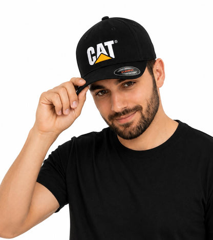 Cat Schirmmütze Schwarz